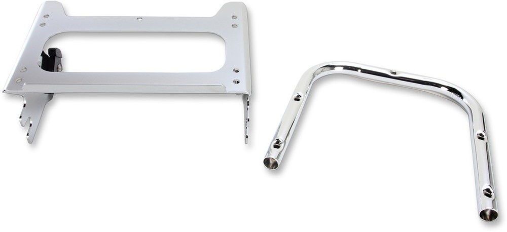 DRAG SPECIALTIES C77-0082 Tour Box Mount - Chrome