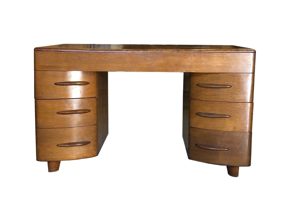 Heywood Wakefield Desk Midcentury Modern Solid Wood