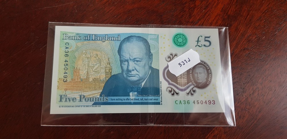 £5 King Charles CA36 , Uncirculated.