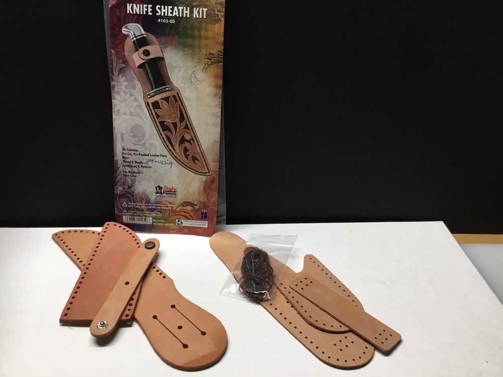 Knife Sheath Missing ThreadNeedle,Knife Pouch Missing Instruc..New Opened Bags