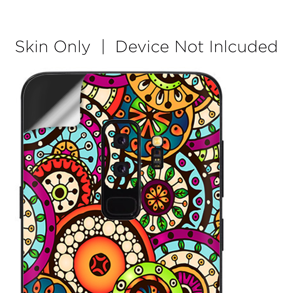 Samsung Galaxy S9 Plus Skins Decals - Ethnic Circles Pattern