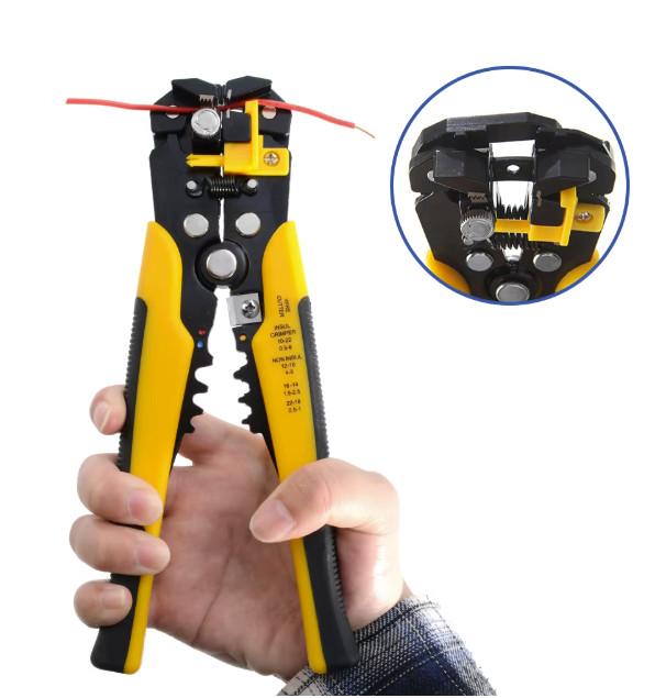 Crimper Cable Cutter Adjustable Automatic Wire Stripper Multifunctional
