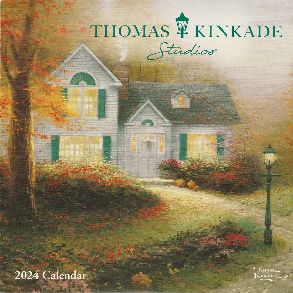 Thomas Kinkade 2024 Studio Calendar (7"x7" unopened) with Envelope