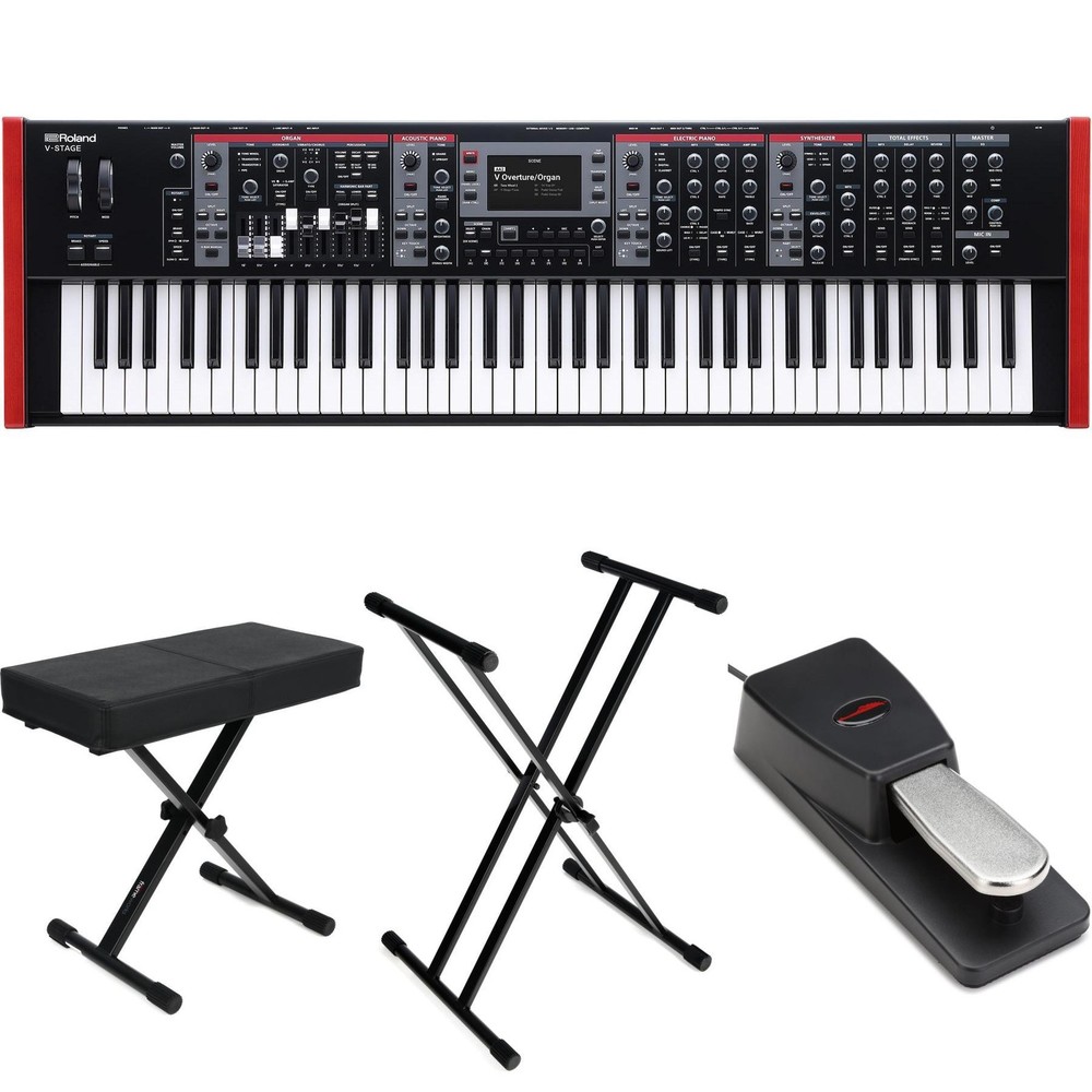 Roland V-Stage76 Stage Piano Essentials Bundle