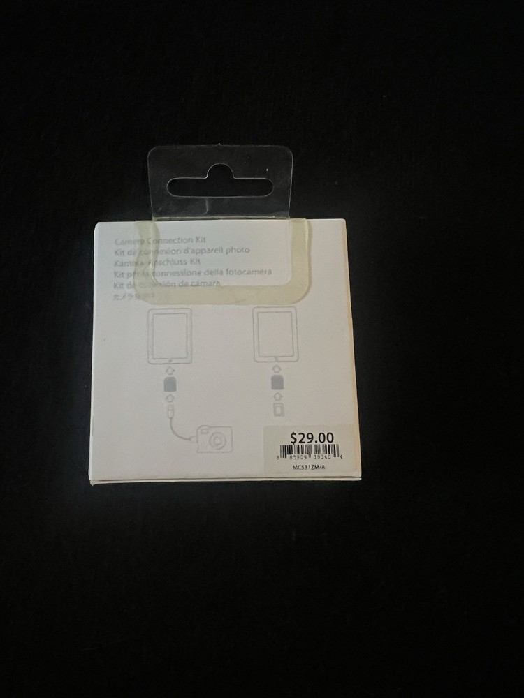 Apple iPad Camera Connection Kit MC531AM/A New SEALED