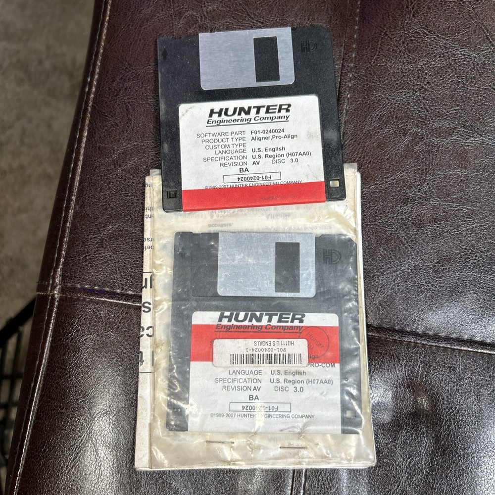 Hunter Engineering Spec Update Floppy Drives H111 J111 K111 Alignment Machine 07