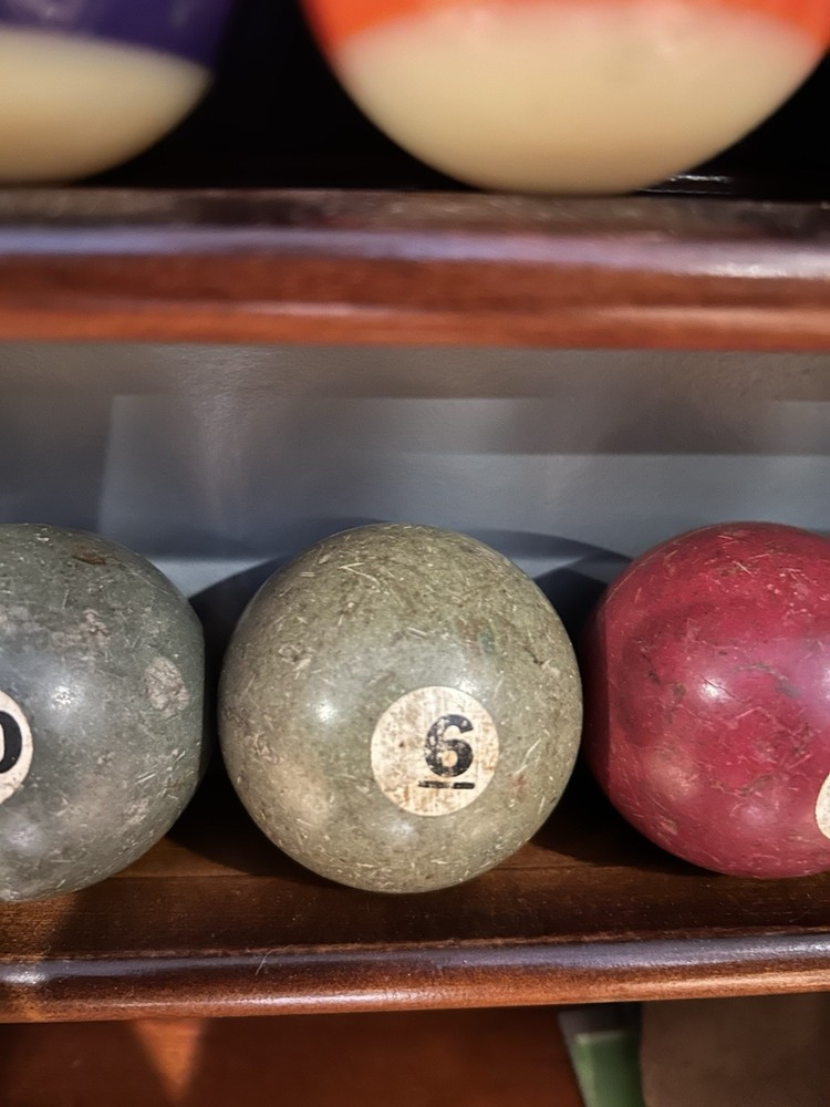 vintage pool balls