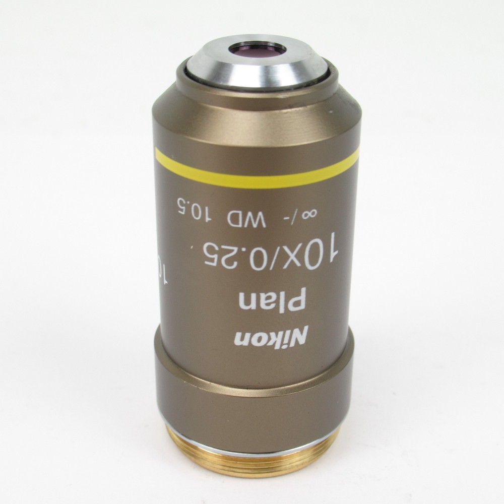 NIKON PLAN 10X/0.25 CFI ECLIPSE INFINTY CORRECTED MICROSCOPE OBJECTIVE LENS