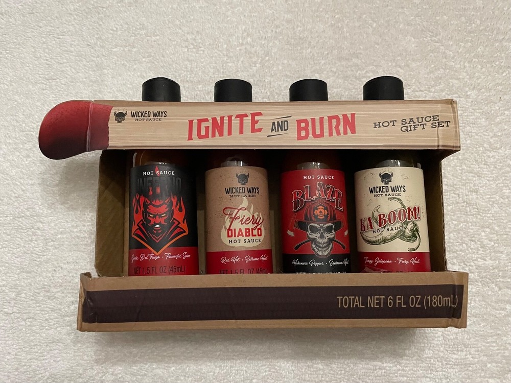 Ignite & Burn Hot Sauce 4 Pack Set!