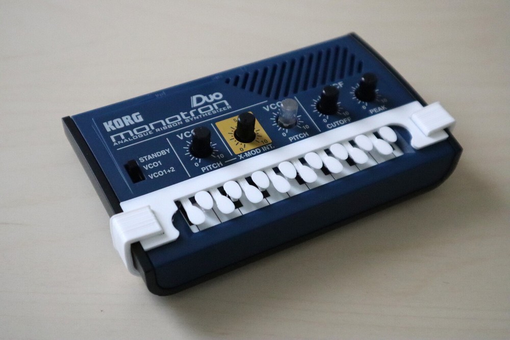 3D printed keyboard for Korg Monotron, Duo, Delay