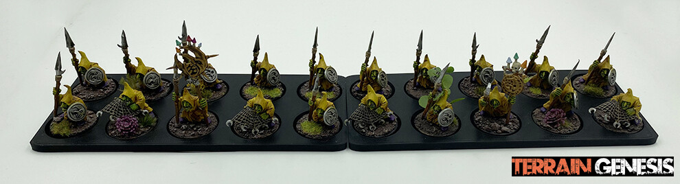 25mm 10 Models Rectangular Movement Tray | High Quality | Great for Miniatures