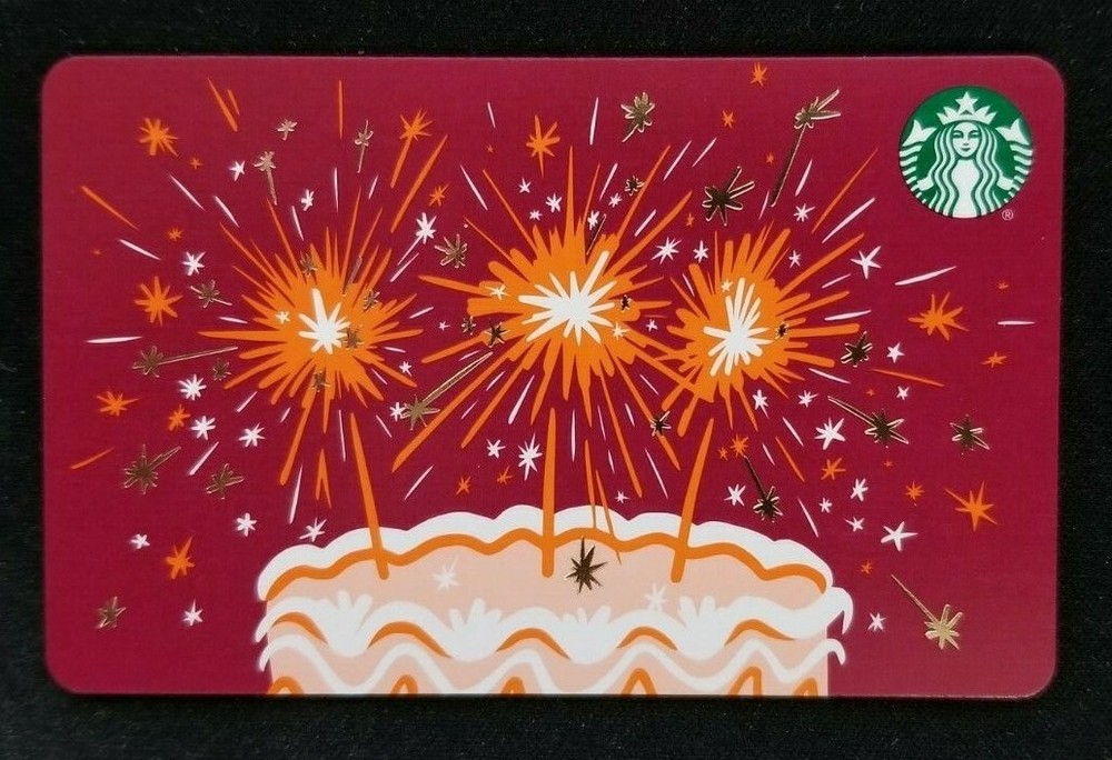 Starbucks Card 6185 - Sparkle Cake  2020