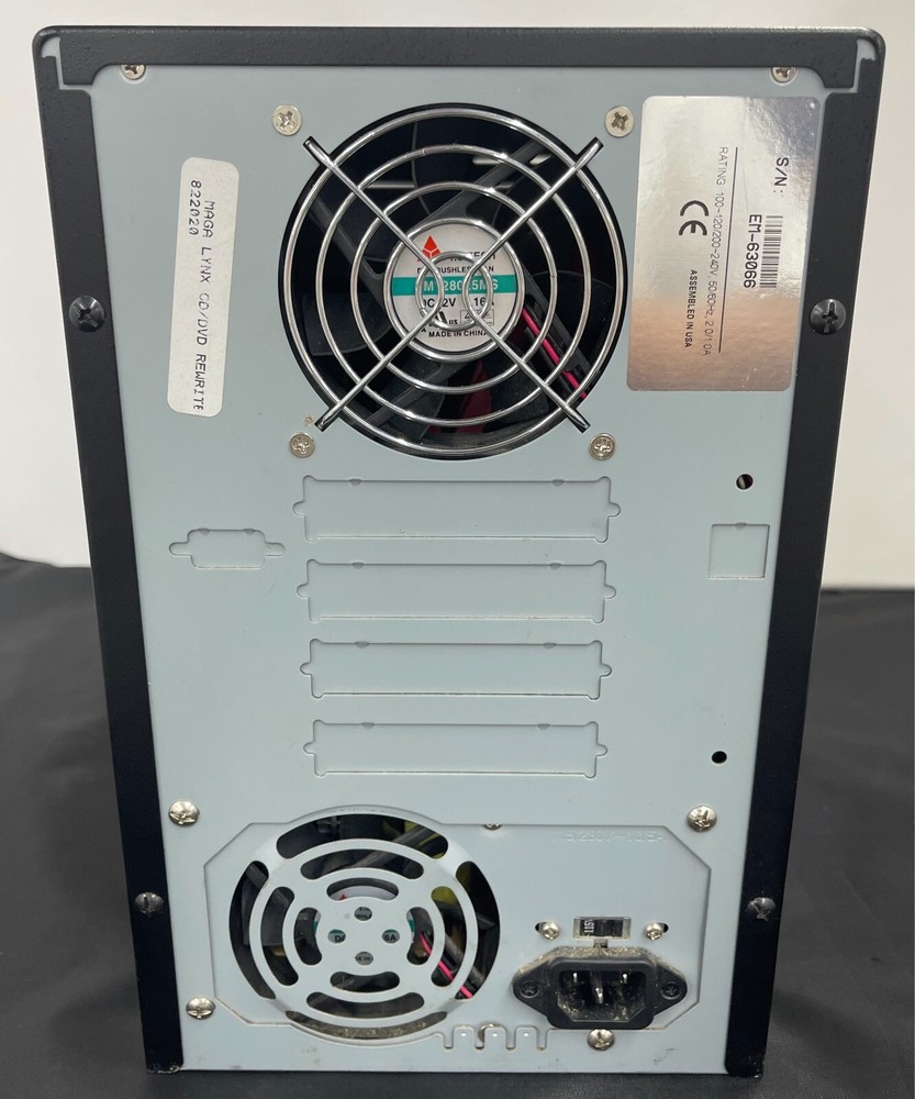 Mega Lynx 1 to 3 Disc Burner CD/DVD Duplicator Duplication Tower