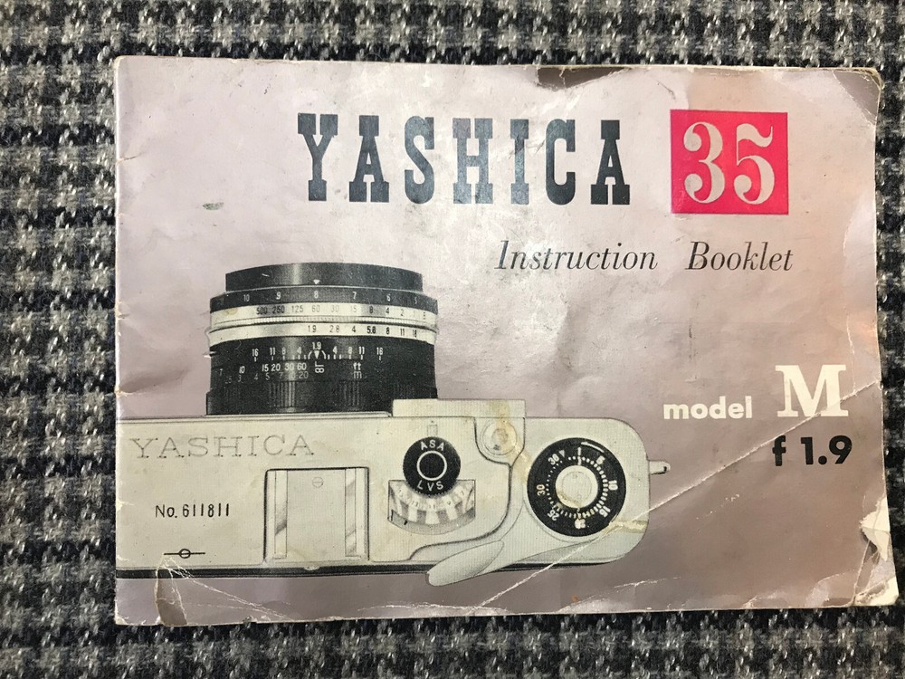 Vintage Yashica 35 Instruction Booklet