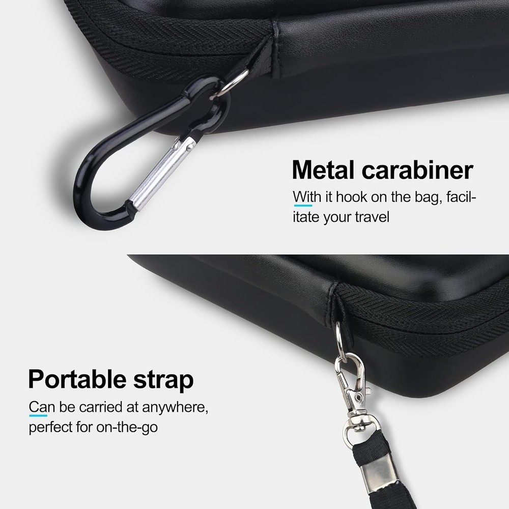 Compact Portable Carrying Case for USB Hard Drives - Extra Storage & Protection