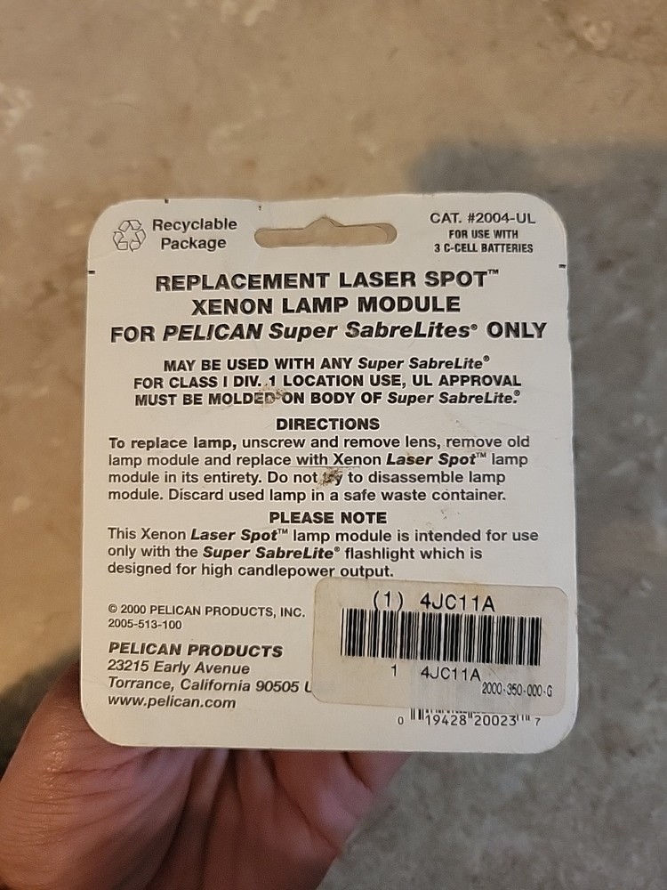 Replacement for SUPER SABRELITE 2004-UL