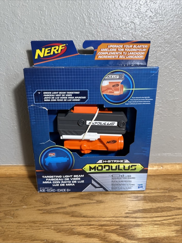 Nerf N-Strike Modulus - TARGETING LIGHT BEAM Green Upgrade Accessory Hasbro