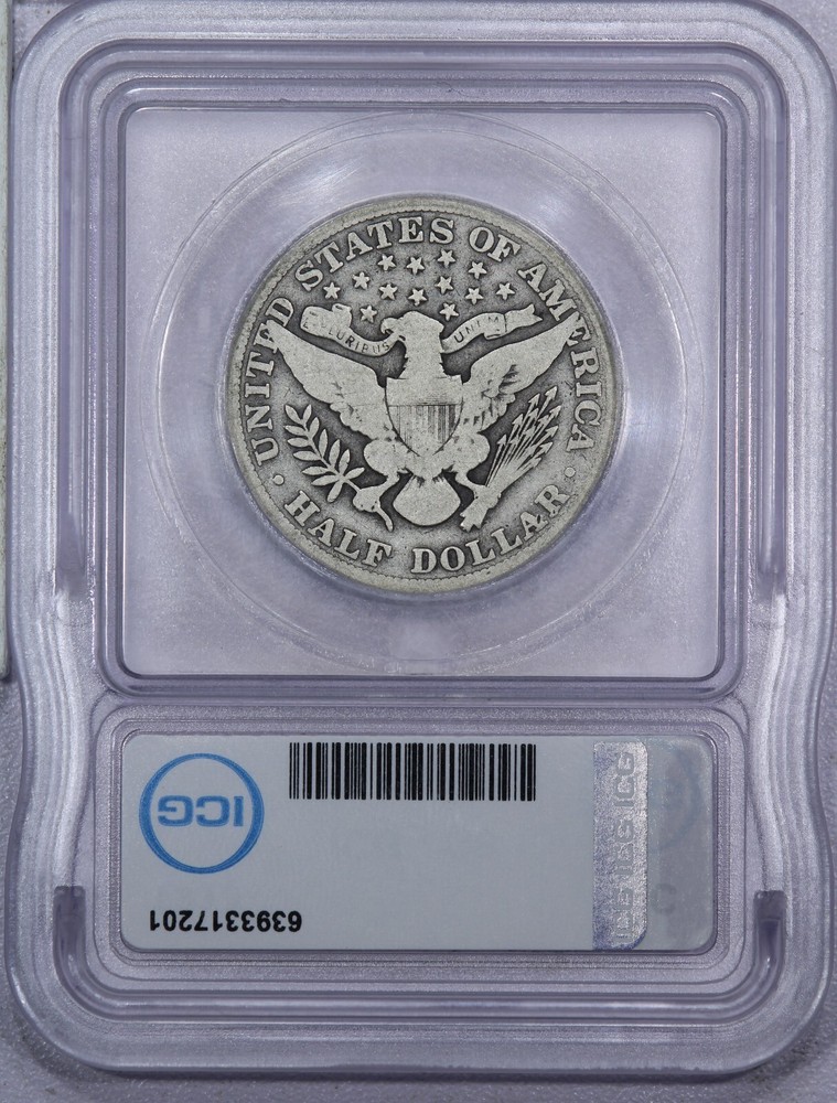 1913 Barber Half Dollar 50C ICG G6