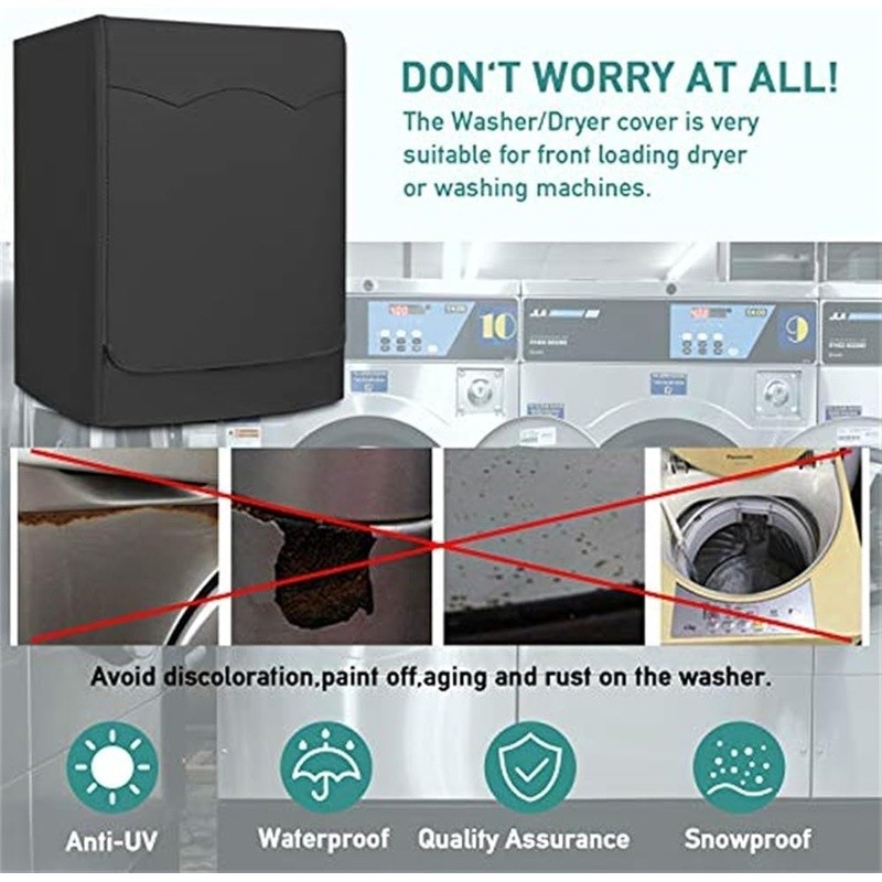 Heavy Duty Waterproof Washing Machine Cover Dustproof Protector Front Load New