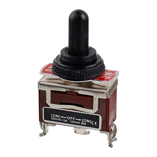RT1122FS Toggle Switch 125V 20A Momentary Automatic ON -Off- ON 3 Terminal