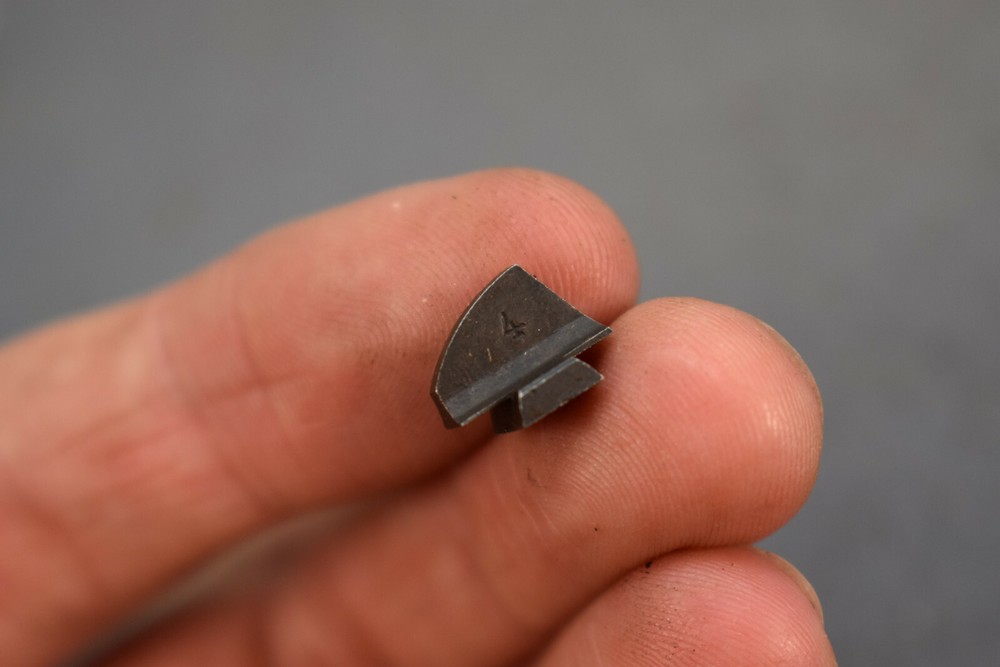 Luger P-08 9mm Front Sight #4 marked .324 high used nice