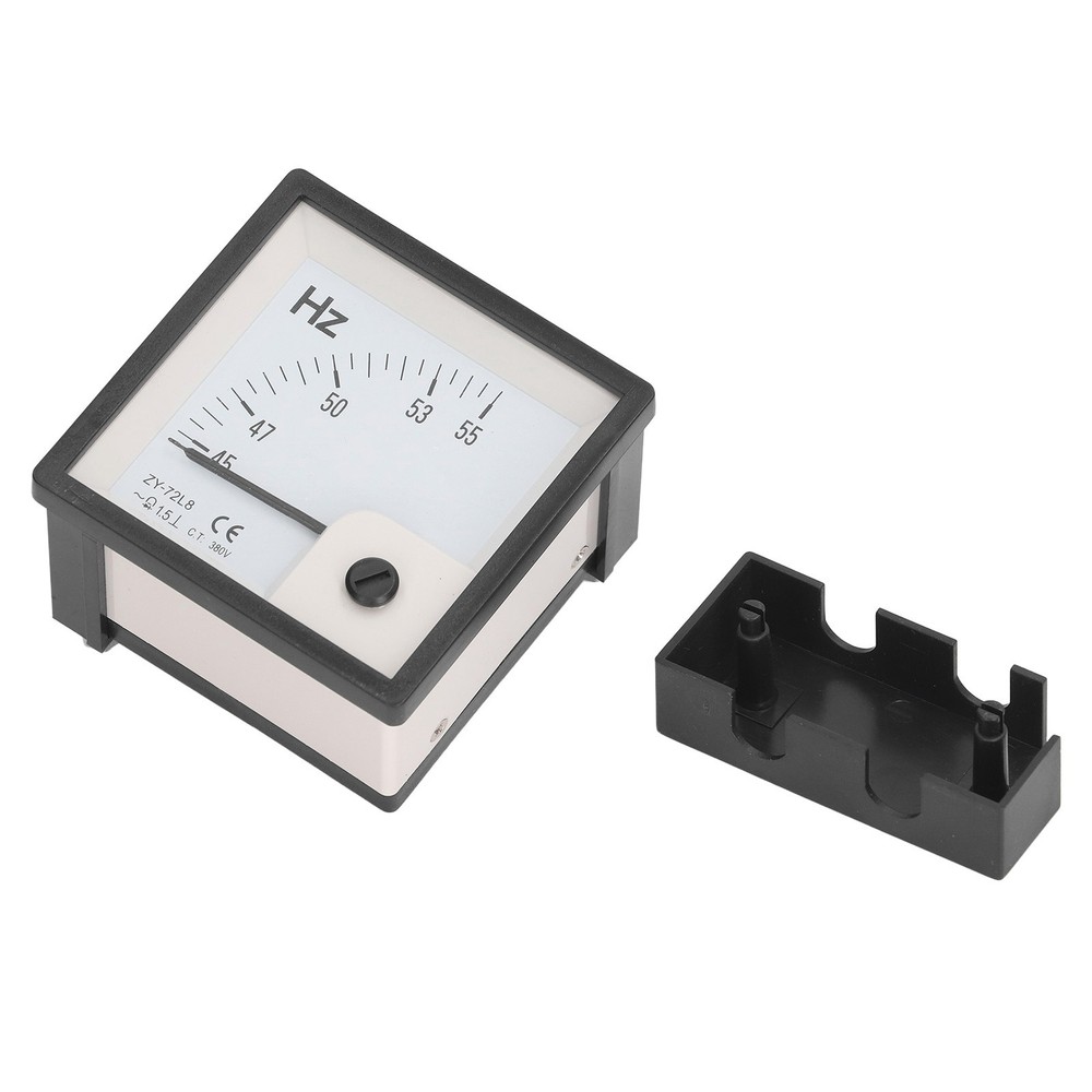 AC Frequency Meter 45 To 55Hz 1.5 Class Accuracy 72x72mm Panel Frequency