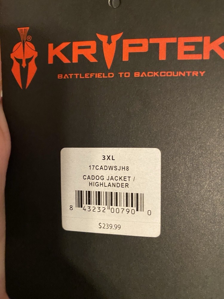 KRYPTEK CAMO CADOG JACKET / 3XL / HIGHLANDER