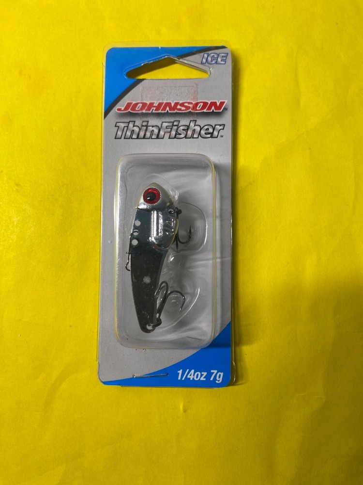 JOHNSON THINFISHER  1/4oz  ICE-CHR NEW