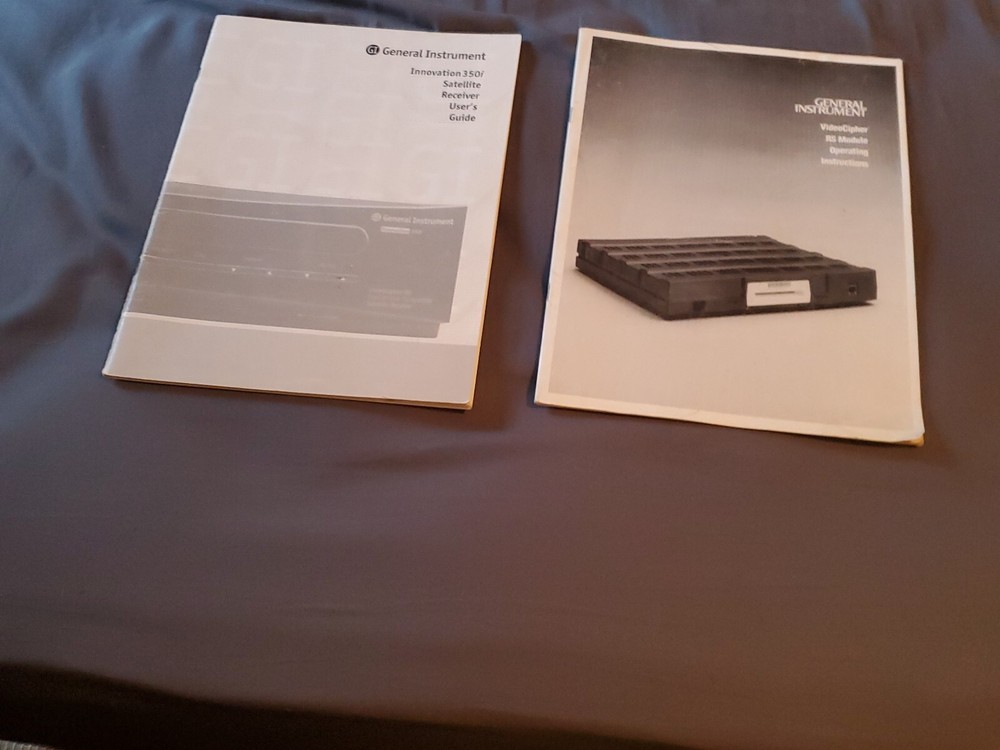 Vintage General  Instrument manuals/docs