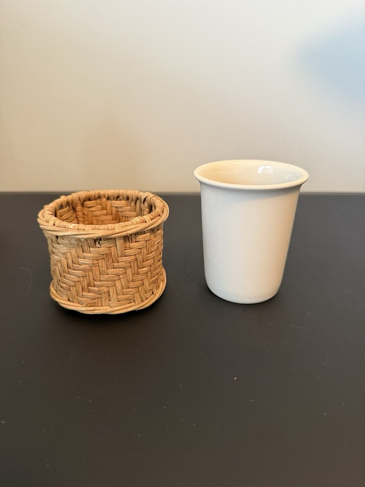 Bathroom Wicker Rattan Accessories Set