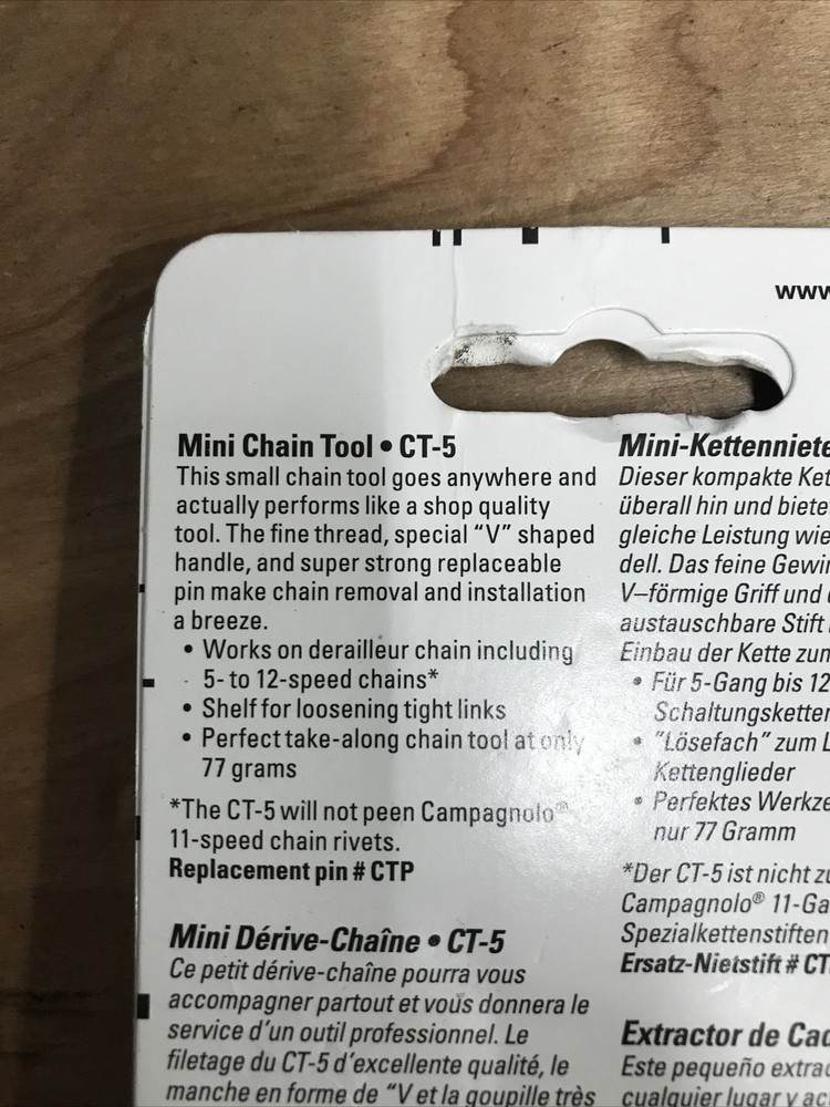 Park Tool CT-5 Compact Chain Tool