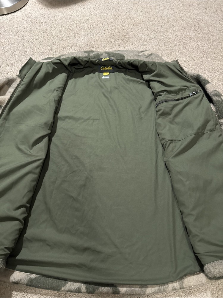 Cabela's Wooltimate WindShear Jacket Outfitter Camo Large