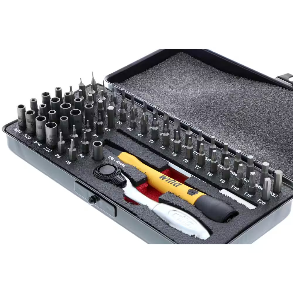 65 Piece System 4 ESD Safe Master Technician'S Ratchet and Micro Bits Set