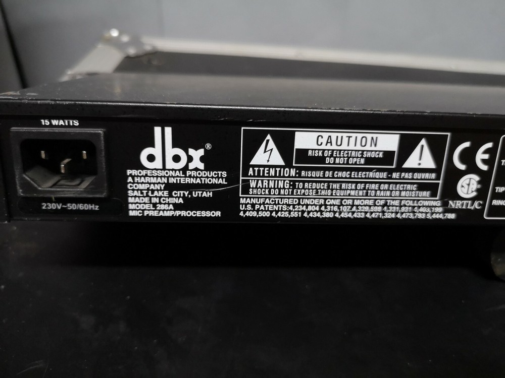 DBX 286A Microphone Processor