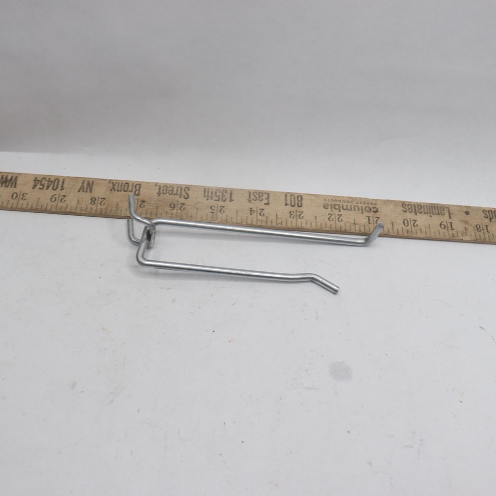 Metal Peg Hook Silver 4"