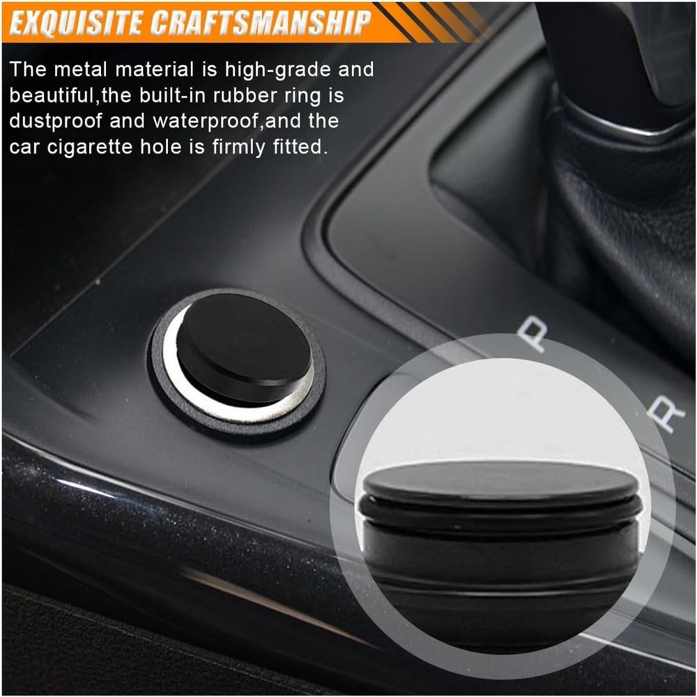 Car Cigarette Lighter Plug Cover, Waterproof Dustproof Cigarette Lighter Socket