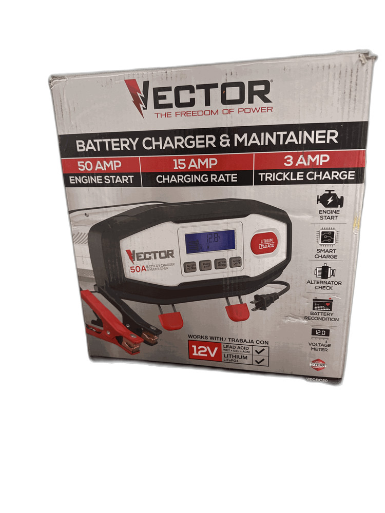 VECTOR 50 Amp Battery Charger/Maintainer