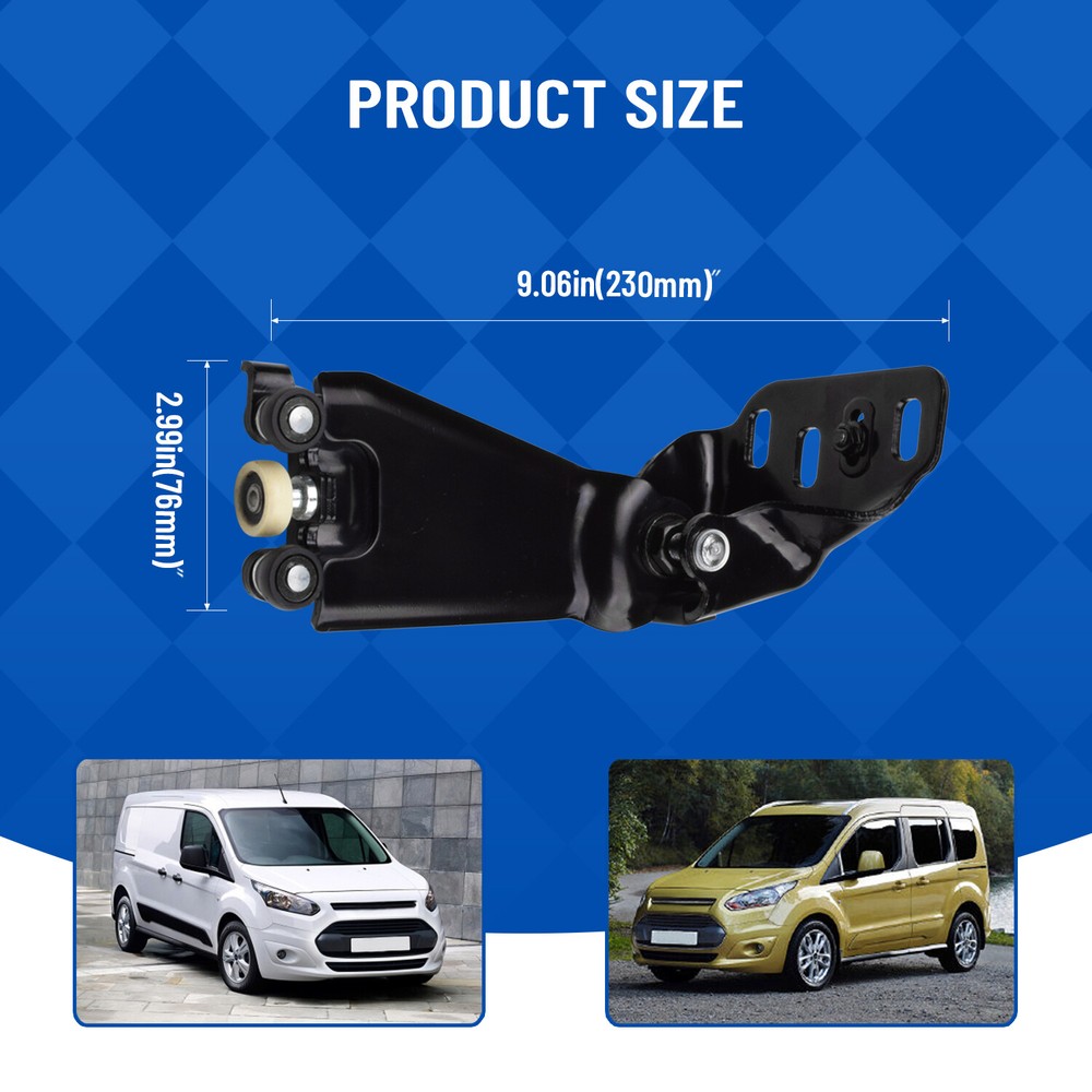 Sliding Door Hinge Middle Roller Left & Right For Ford Transit Connect 2014-2023