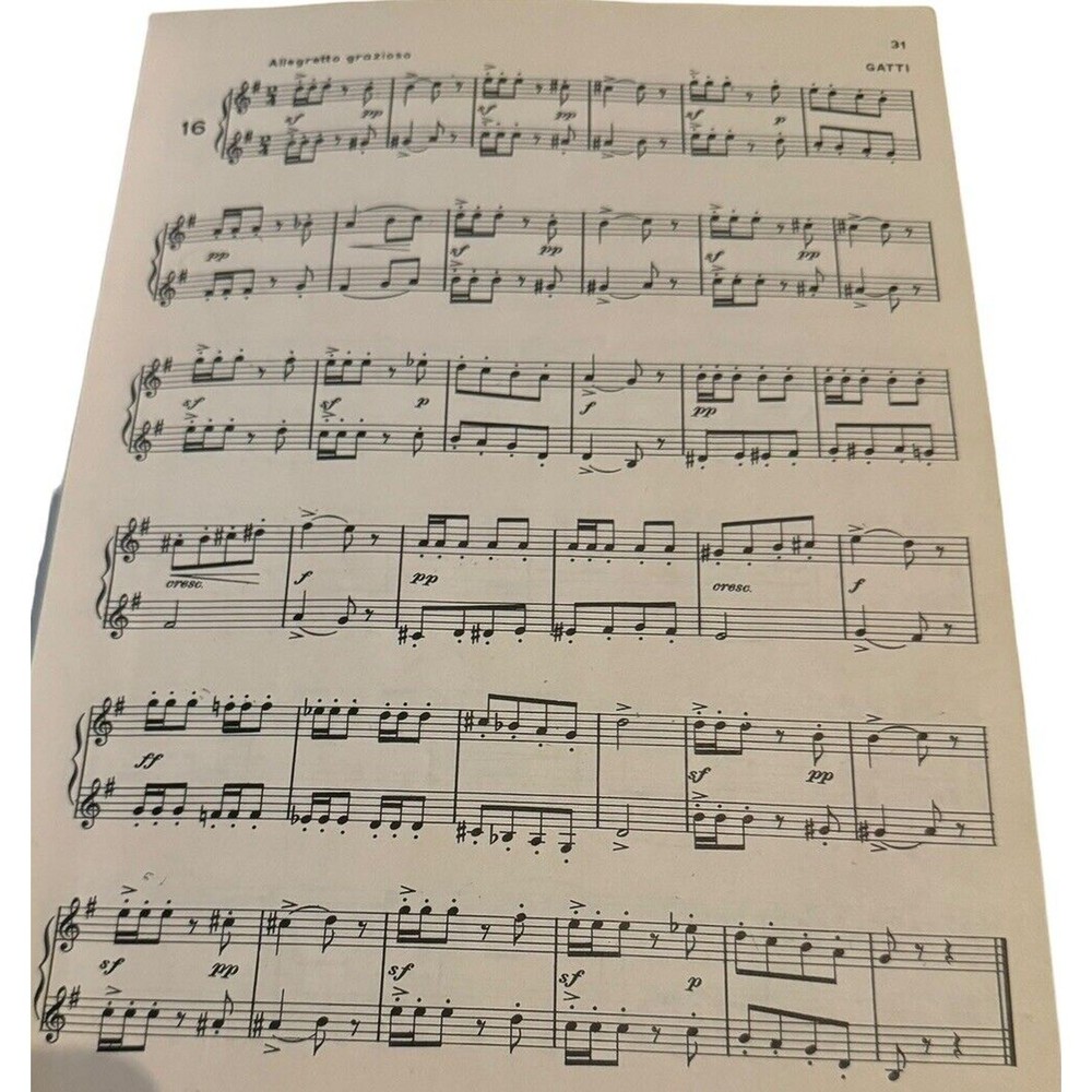 Sheet Music Rubank Advanced Method Cornet Trumpet Volume 1 Modernistic Rhythms