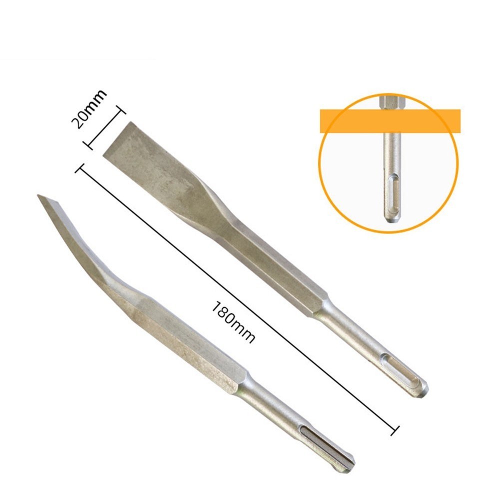 High Performance Chisel Bits with Round Handle Shank 45# Carbon Steel