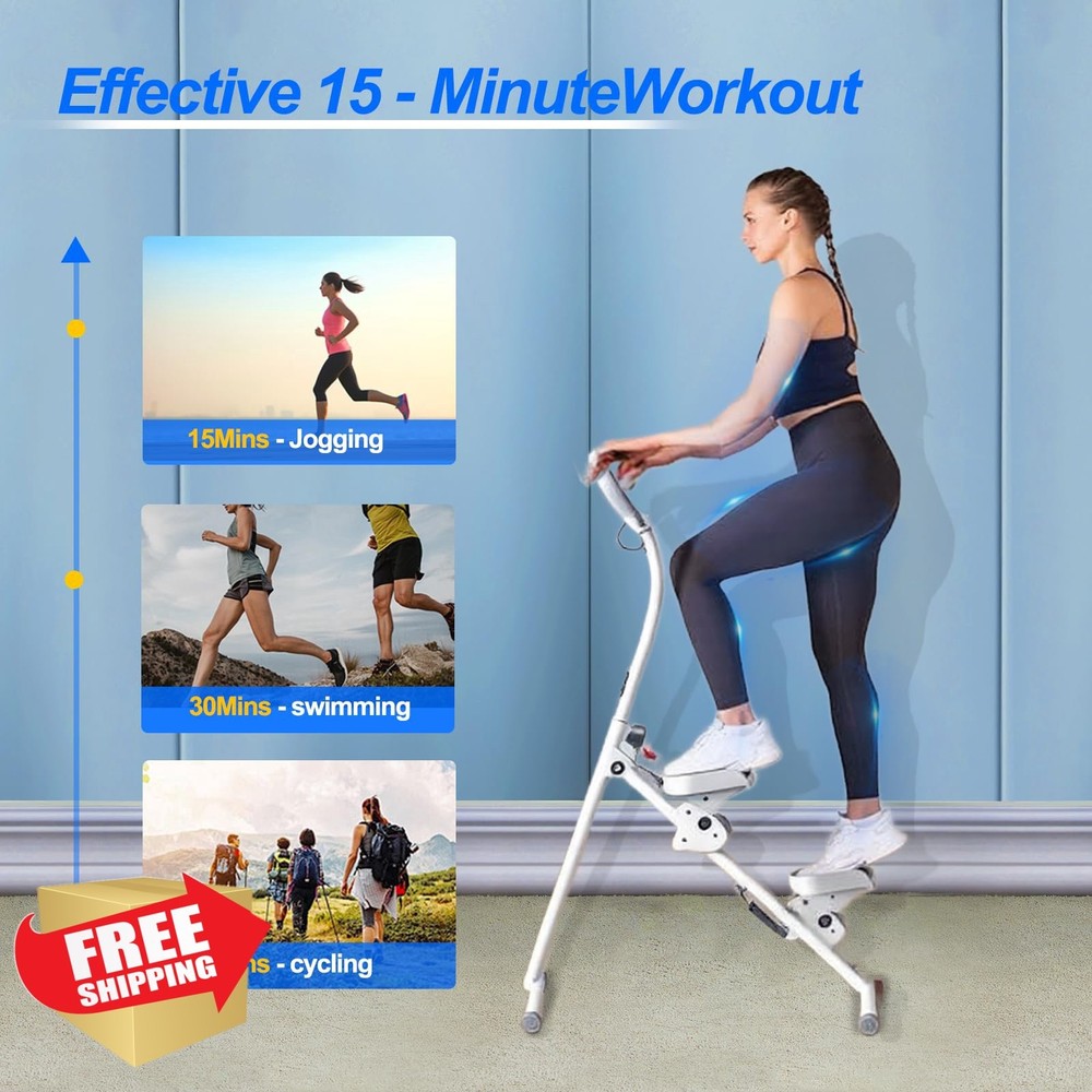 Steppers Exercise Machine Vertical Climber Home Workout Climber