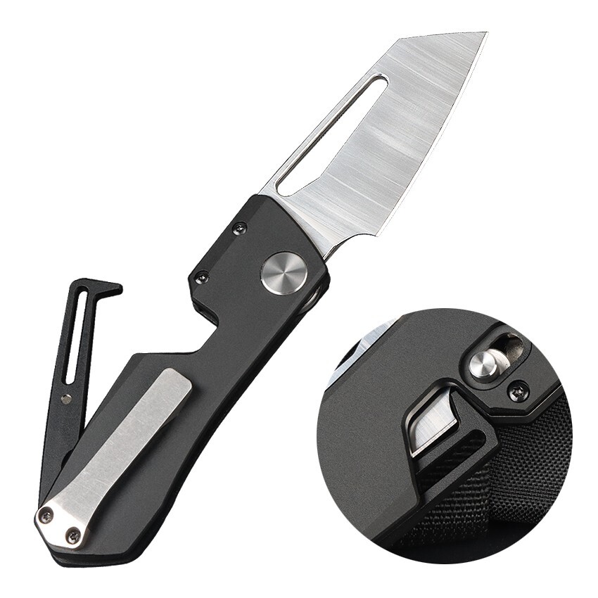7'' New CNC Fast Opening D2 Blade Aluminum Handle Tactics Folding Tools DF04