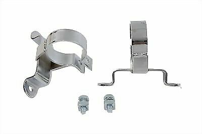 Fishtail Exhaust Clamp Set for Harley Davidson by V-Twin