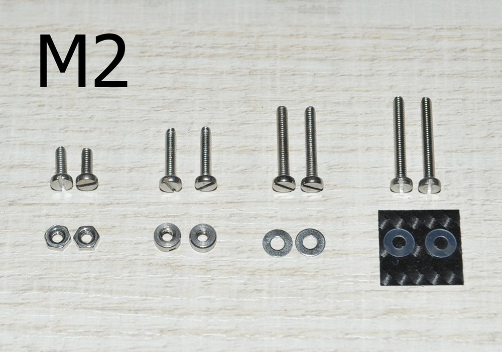 Phono Screw Set M2 for Headshell Cartridge Turntable Super Quality