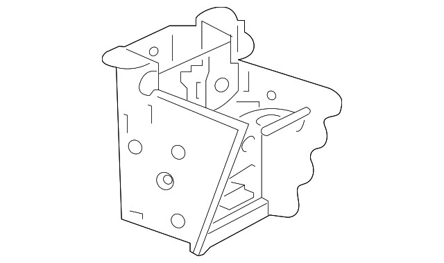 Genuine GM Driver Side Front Compartment Front Side Rail Reinforcement 84128220