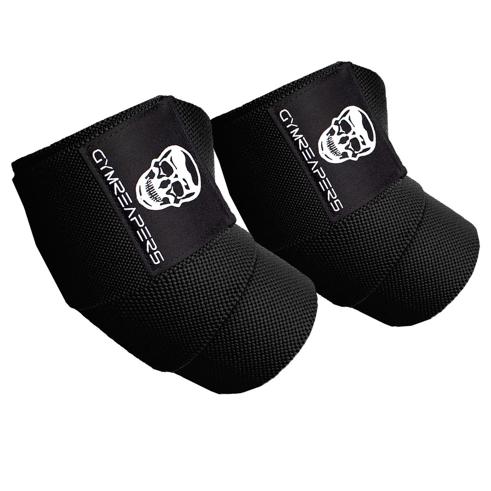 Weightlifting Elbow Wraps (1 Pair) - Flexible 40'' Elbow Compression Strap & ...