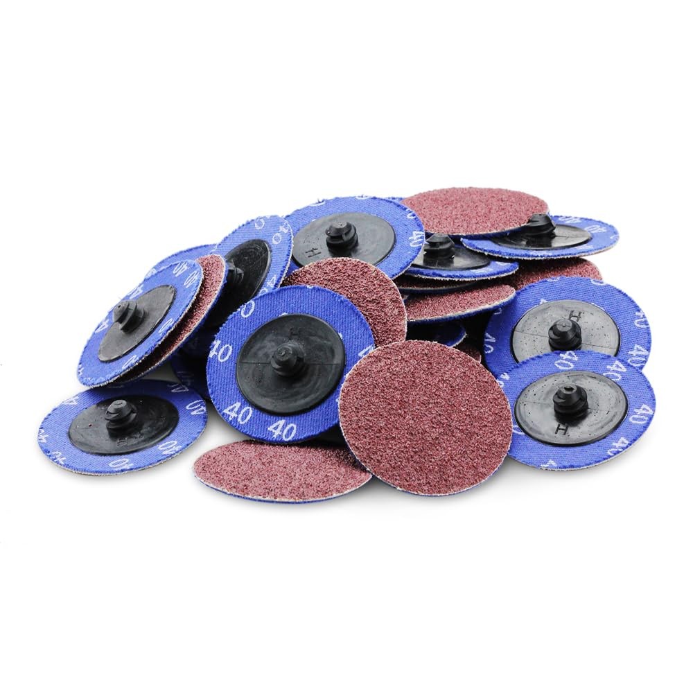 BHA Aluminum Oxide Quick Change Sanding Discs 2" 40 Grit - 25 Pack