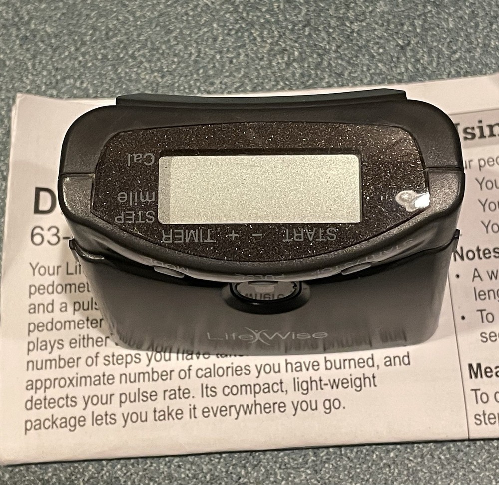 Life Wise Digital Pedometer Model #63-619