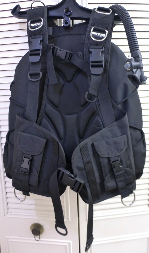 *NEW* Sopras Sub Silver SCUBA BCD Dive Vest Integrated Wts. Medium