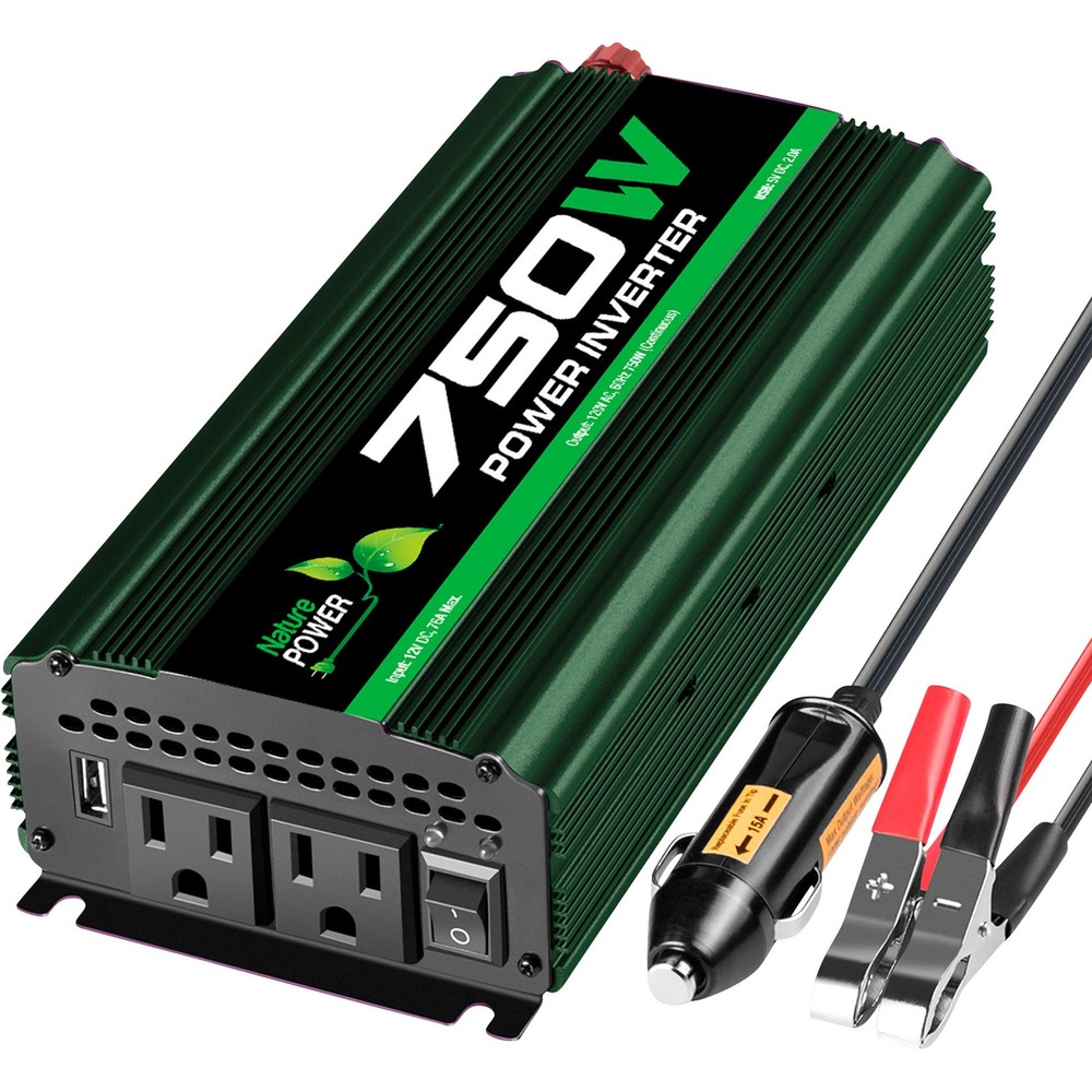 Nature Power Modified Sine Wave Power Inverter   - 750 Continuous Watts, 2